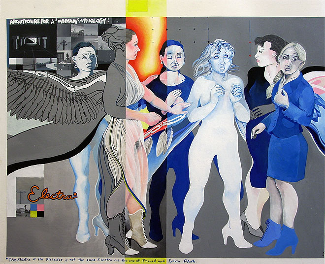 The electra Disclaimer Triptych - panel 1 - Charles Vincent